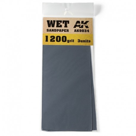 Wet Sandpaper 1200 Grit. 3 units