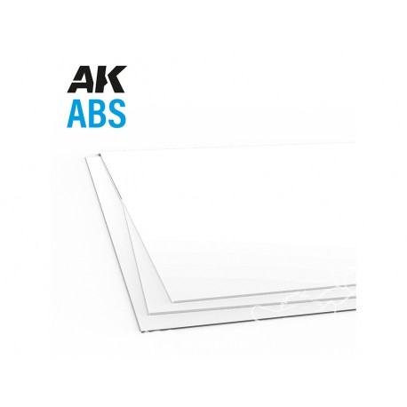 0.5mm thickness x 245 x 195mm - ABS SHEET