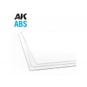 1mm thickness x 245 x 195mm - ABS SHEET