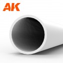 Hollow tube 5.00dx350mm (W.T. 0,7mm)-STYRENE STRIP