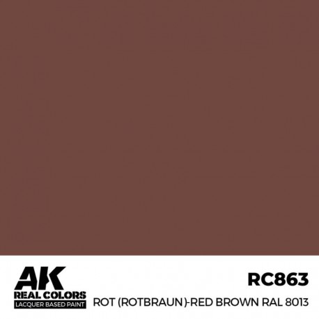 Rot (Rotbraun)-Red Brown RAL 8013 17 ml.