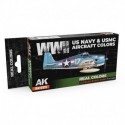 WWII US Navy & USMC Aircraft Colors SET