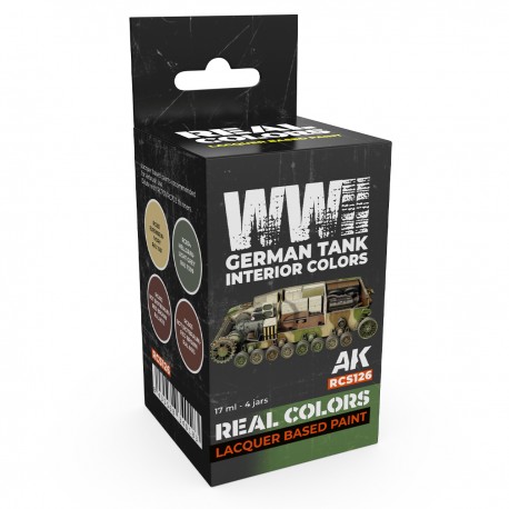 WWII German Tank Interior Colors SET