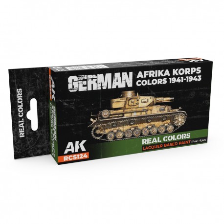 German Afrika Korps Colors 1941-1943 SET