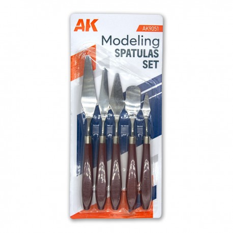 SET DE ESPÁTULAS PARA MODELISMO / MODELISM SPATULAS SET