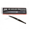 HG ANGLED TWEEZERS 02 (FLAT-END)