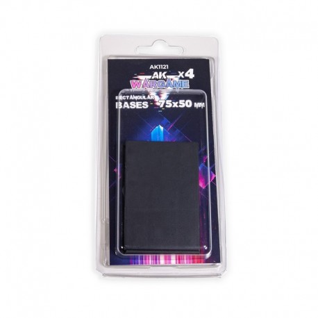 RECTANGULAR BASES 75x50mm x 4 units