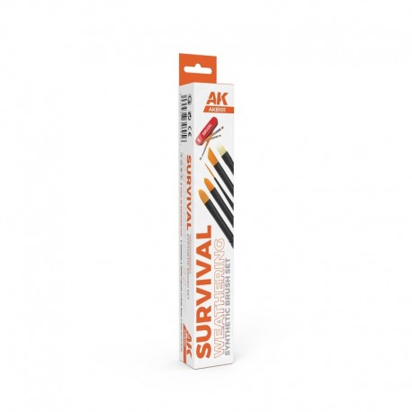 SURVIVAL WEATHERING BRUSHES SET (5 brushes)