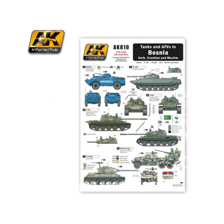 TANKS AND AFVS IN BOSNIA