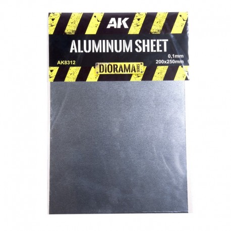 ALUMINIUM SHEET 100UM 200x250mm