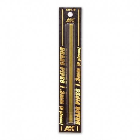BRASS PIPES 1,3mm, 5 units