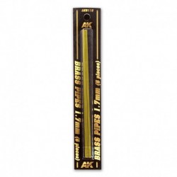 BRASS PIPES 1,7mm, 5 units