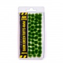 DARK GREEN TUFTS 4MM