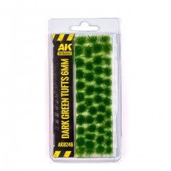 DARK GREEN TUFTS 6MM