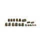 BARRELS & BOXES  WARGAME SET (RESIN 30-35MM)