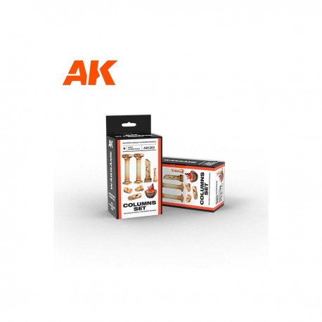 COLUMNS SET WARGAME (RESIN 30-35MM)