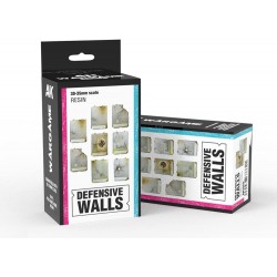 DEFENSIVE WALLS SET WARGAME (RESIN 30-35MM)