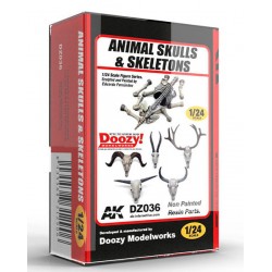 ANIMAL SKULLS & SKELETONS / CALAVERAS DE ANIMALES & ESQUELETOS 1:24