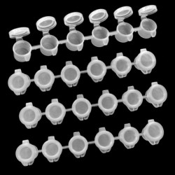 24x Pot de Mélange Vides 3 ml