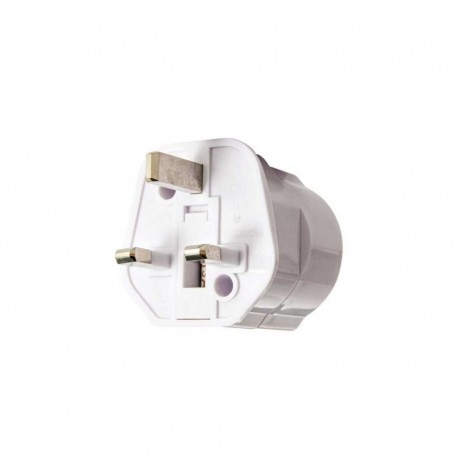 Adaptateur de prise UE-UK Blanc