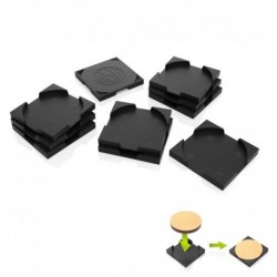 Adaptateur pour socle - Rond à  Carré 40mm