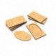 Adaptateur de socles MDF - Ovale 90x52mm à Rectangulaire 100x60mm