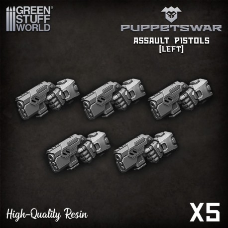 Pistolets d'assaut - Gauche