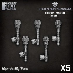 Masse de tempête - Droite