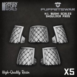 ©?paulettes Bushido avec écailles 2