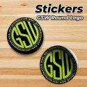 Autocollant Logo rond GSW