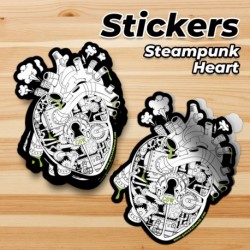 Autocollant Coeur GSW