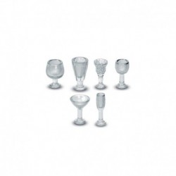 Verres en cristal - Petits 1:48-1:35