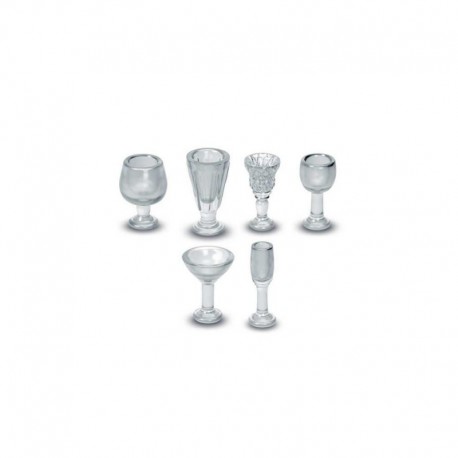 Verres en cristal - Petits 1:48-1:35
