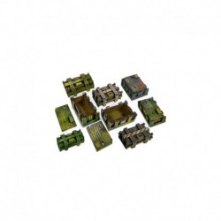 Boîtes en bois rectangulaires 1:48-1:35