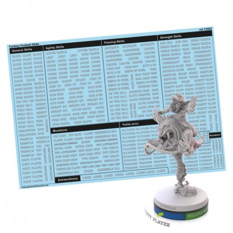 Decalcomanies compatibles Fantasy Football et Blood Bowl skills