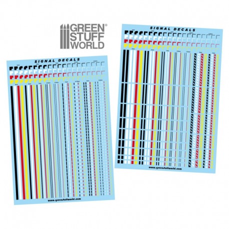 Decalcomanies a l'eau - Lignes