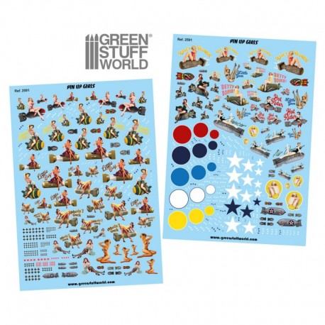 Décalcomanies - Pin Ups