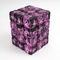 36x D6 12mm Dés de Jeu - Rose Marbre