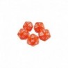 5x D20 20mm Dés de Jeu - Orange