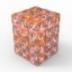 36x D6 12mm Dés de Jeu - Orange/Rose Transparent