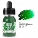 Encre Acrylique Transparente - Vert Chaud