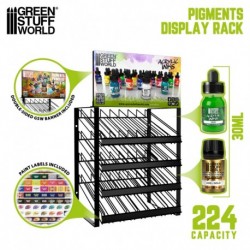 Présentoir de Pigments et Encres avec pipette 30 ml