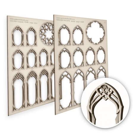 Fenêtres maquette - Elfiques - Grandes