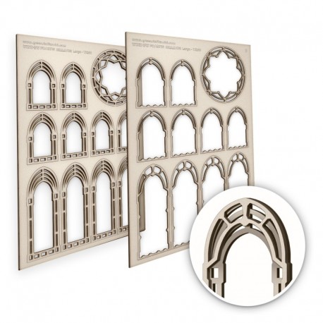 Fenêtres maquette - Squelettes - Grandes