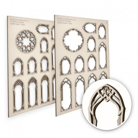 Fenêtres maquette - Elfiques - Petites