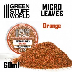 MICRO FEUILLES - Mélange orange