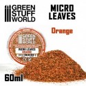 MICRO FEUILLES - Mélange orange