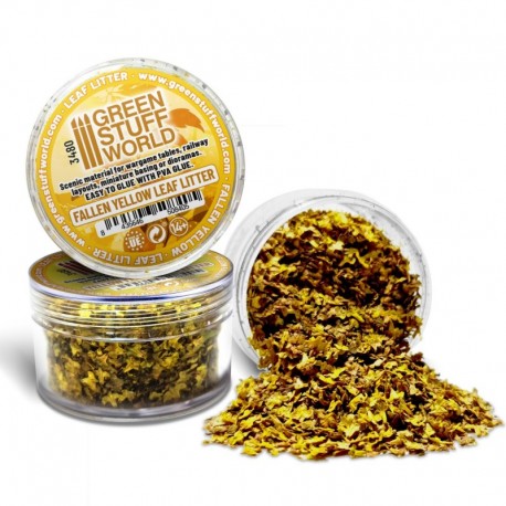 Feuilles Naturelles Grandes - Jaune tombante