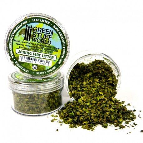 Feuilles Naturelles Grandes - Vert Printemps