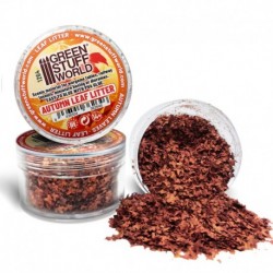 Feuilles Naturelles Grandes - Orange Automne